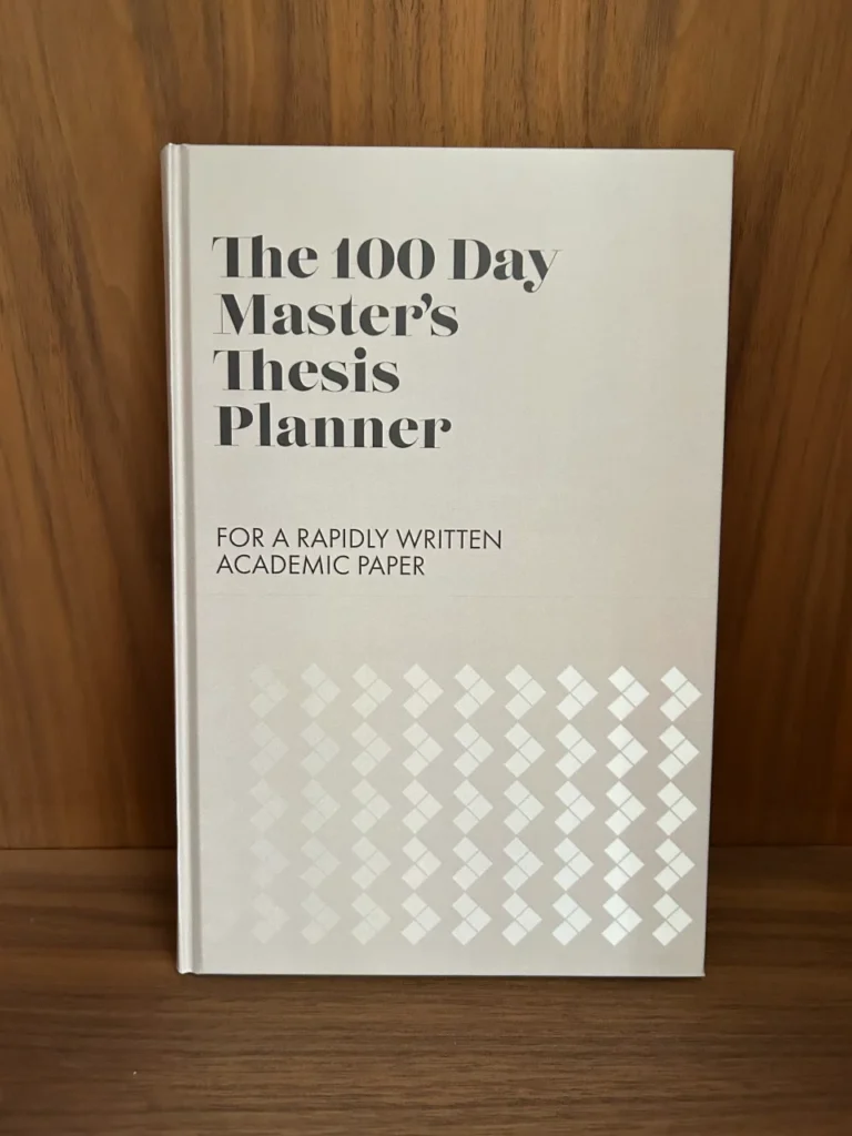The 100 Day Master Thesis Planner - Header photo 2