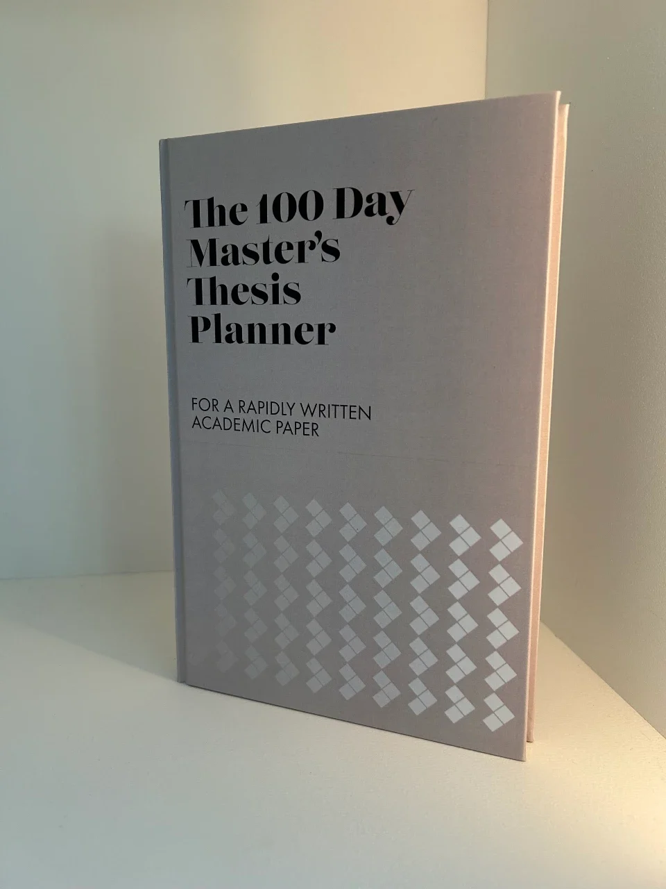 The 100 Day Master Thesis Planner - shelf